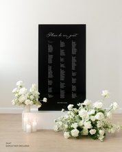 Acrylic Wedding Seating Chart