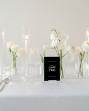 Acrylic Wedding Table Numbers