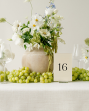 Acrylic Wedding Table Number 16