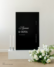 Acrylic Wedding Welcome Sign From This Moment On