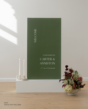 Acrylic Wedding Welcome Sign Carter and Anniston The Reynolds