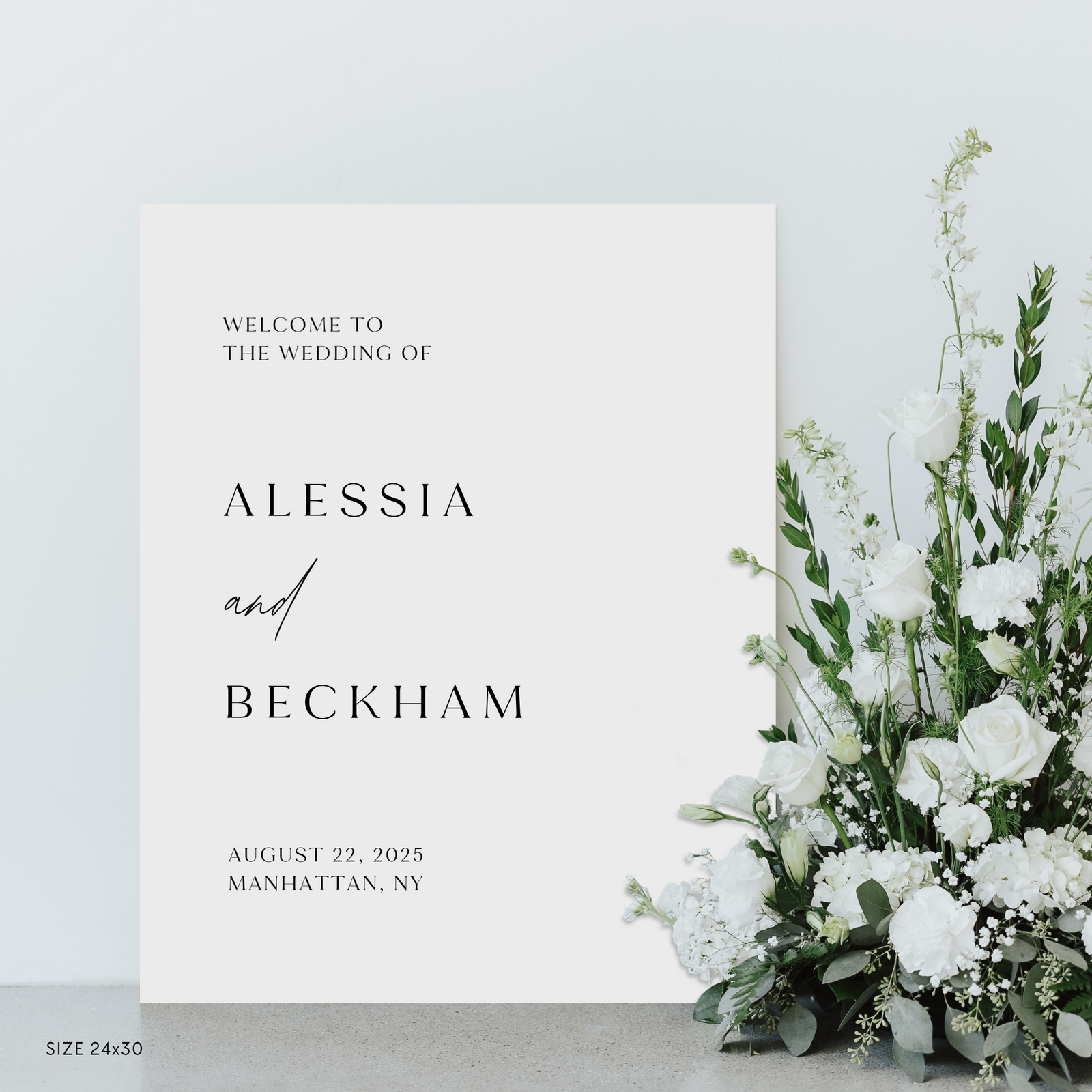 Welcome Wedding Sign