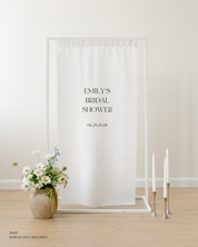 Linen Bridal Shower Welcome Sign