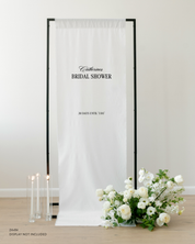 Linen Bridal Shower Welcome Sign Catherines Bridal Shower