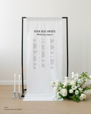 Linen Wedding Seating Chart