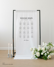Linen Wedding Seating Chart