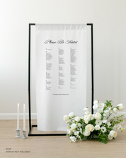 Linen Wedding Seating Chart