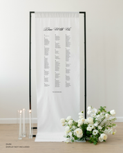 Linen Wedding Seating Chart
