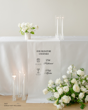 Linen Wedding Signature Cocktail Sign