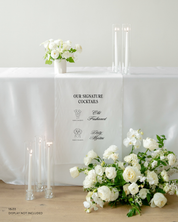 Linen Wedding Signature Cocktail Sign