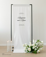 Linen Wedding Welcome Sign Welcome To The Engagement Of