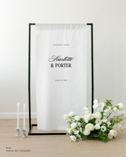 Linen Wedding Welcome Sign You're Simply The Best