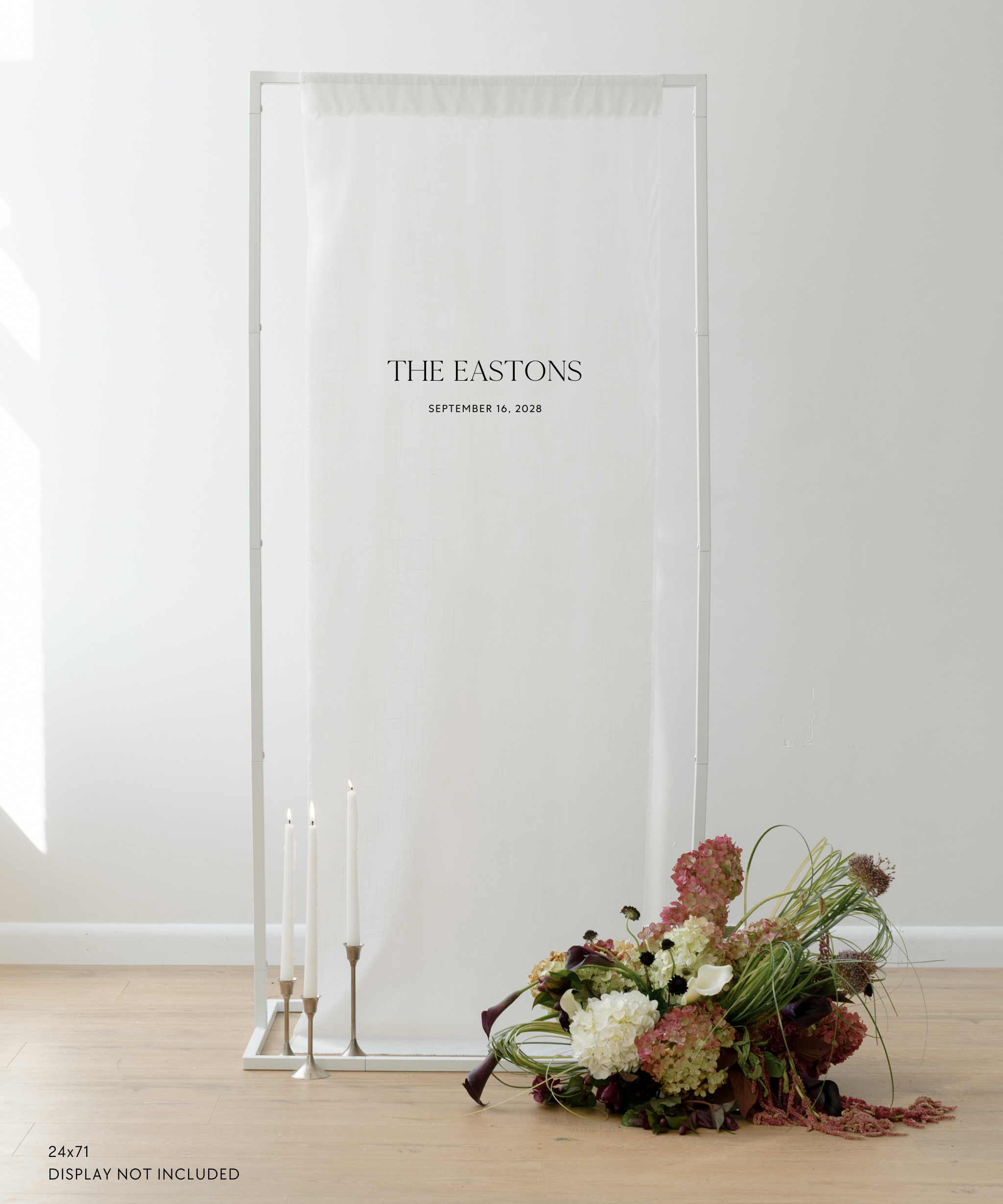Linen Wedding Welcome Sign The Eastons