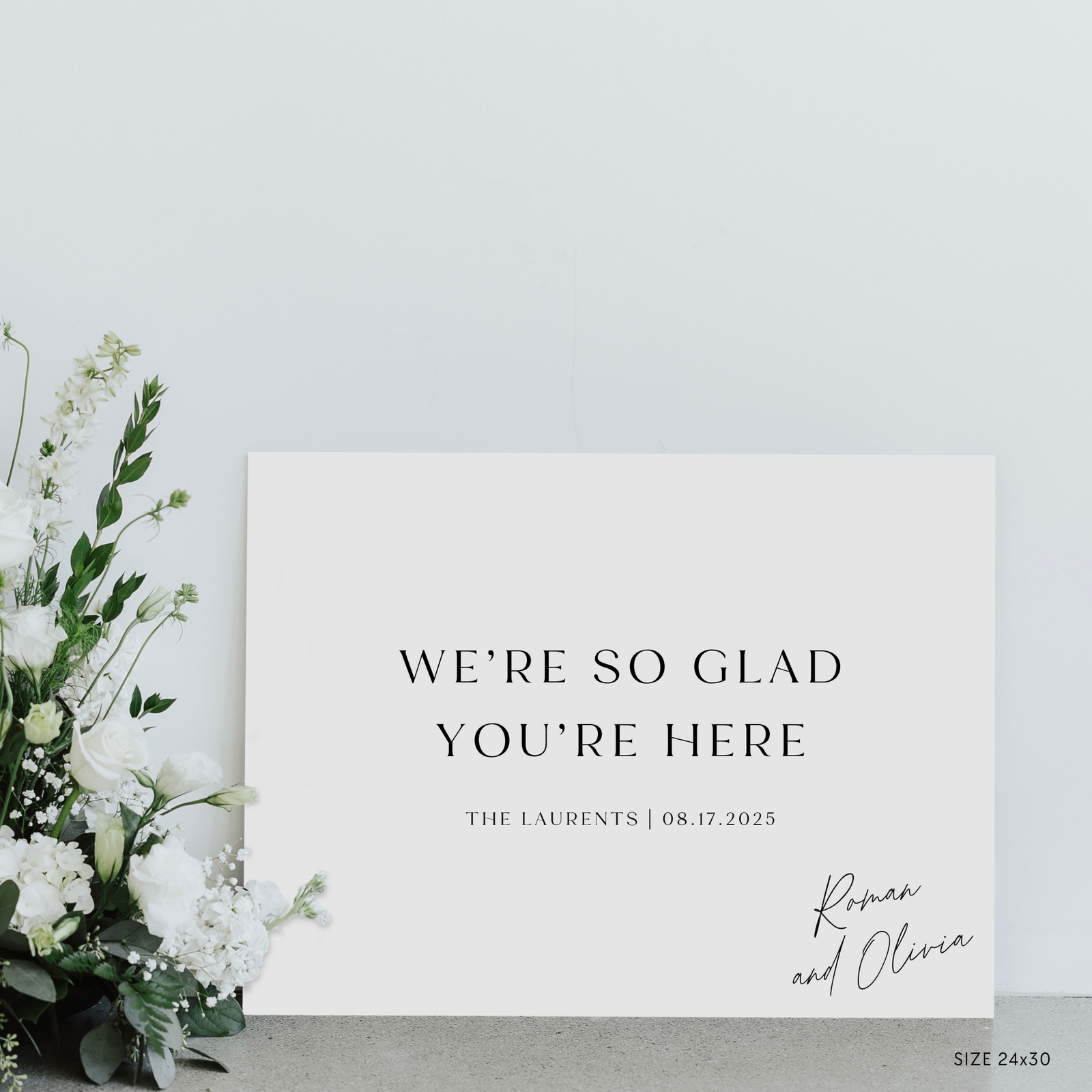 Welcome Wedding Sign