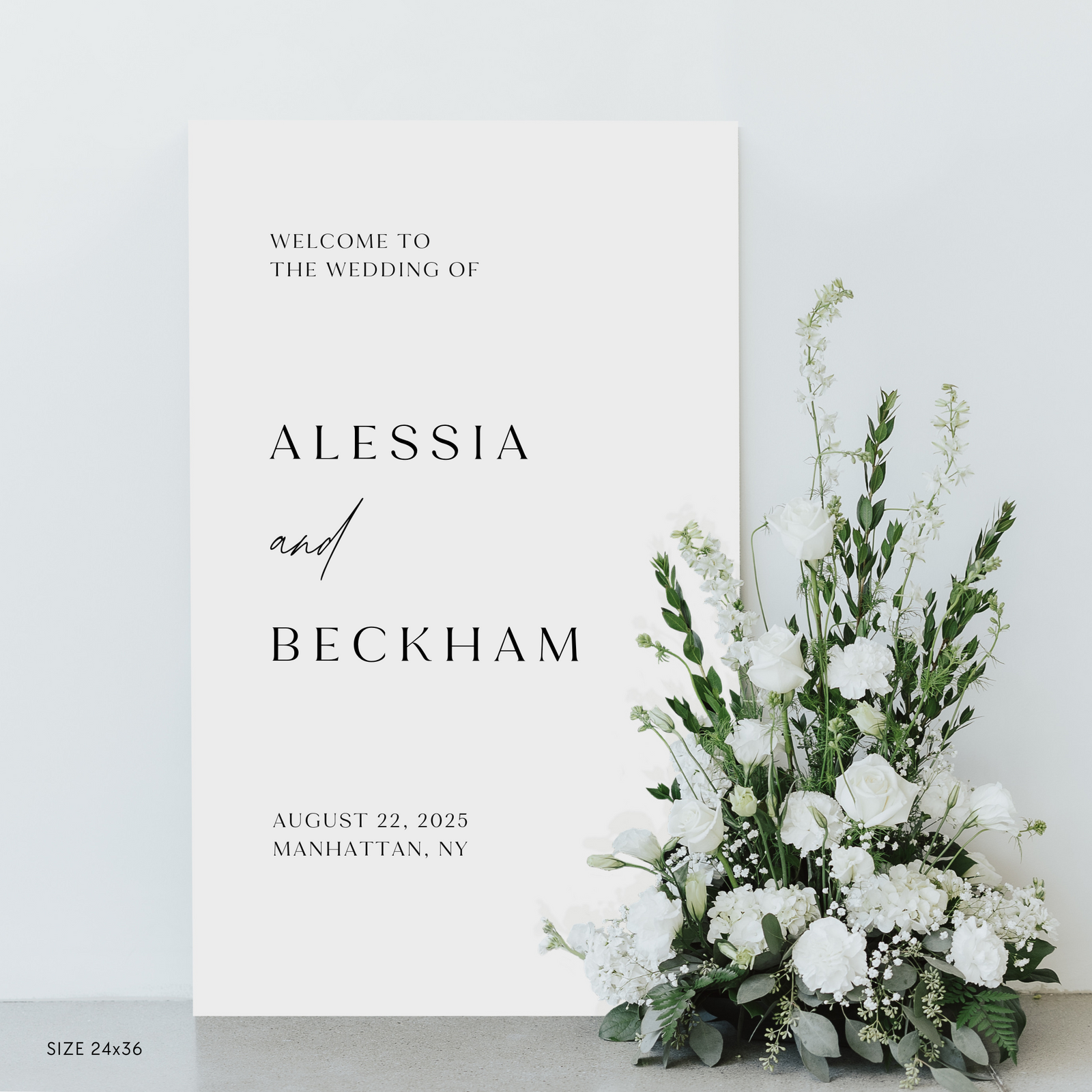 Welcome Wedding Sign