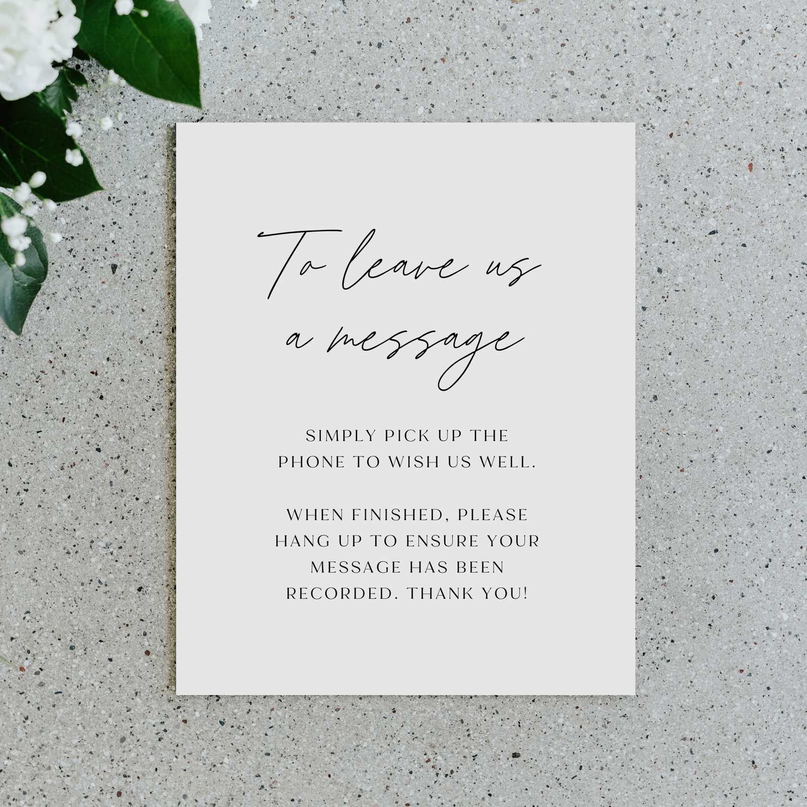 Audio Guestbook Sign