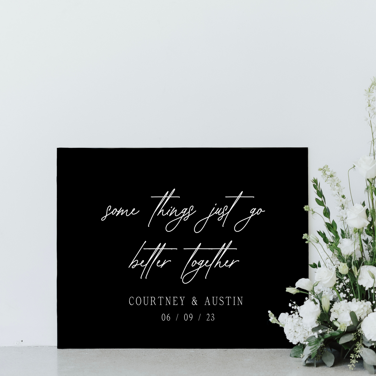 Add Your Quote Ceremony Sign
